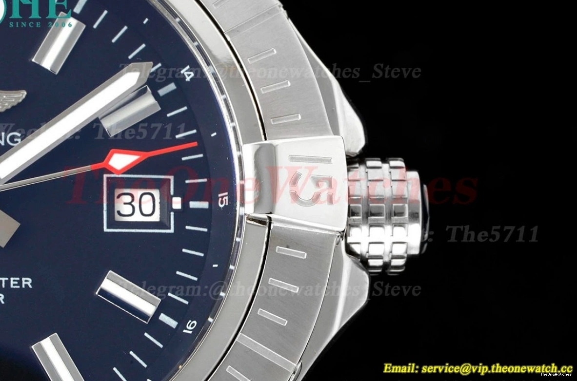 SS TF Avenger SS A2824 Black 43mm Stk 0121